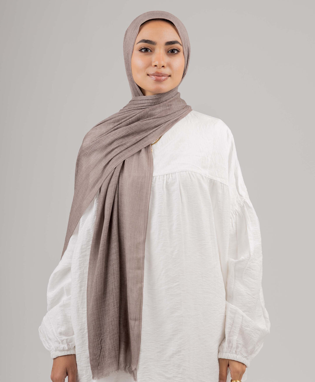 Cozy Marble Linen Scarf