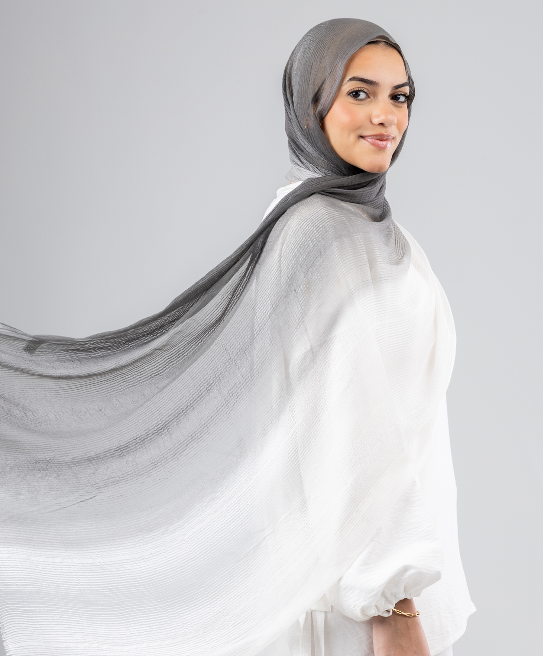 Soft Gradient Cotton Scarf