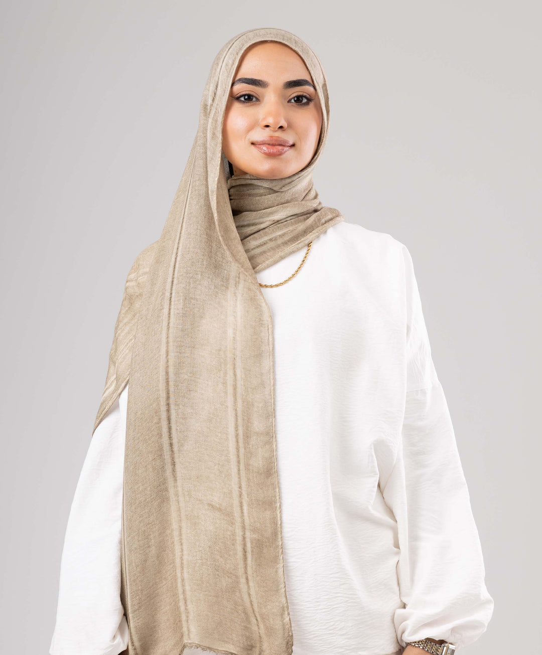 Hazy Linen Marble Scarf