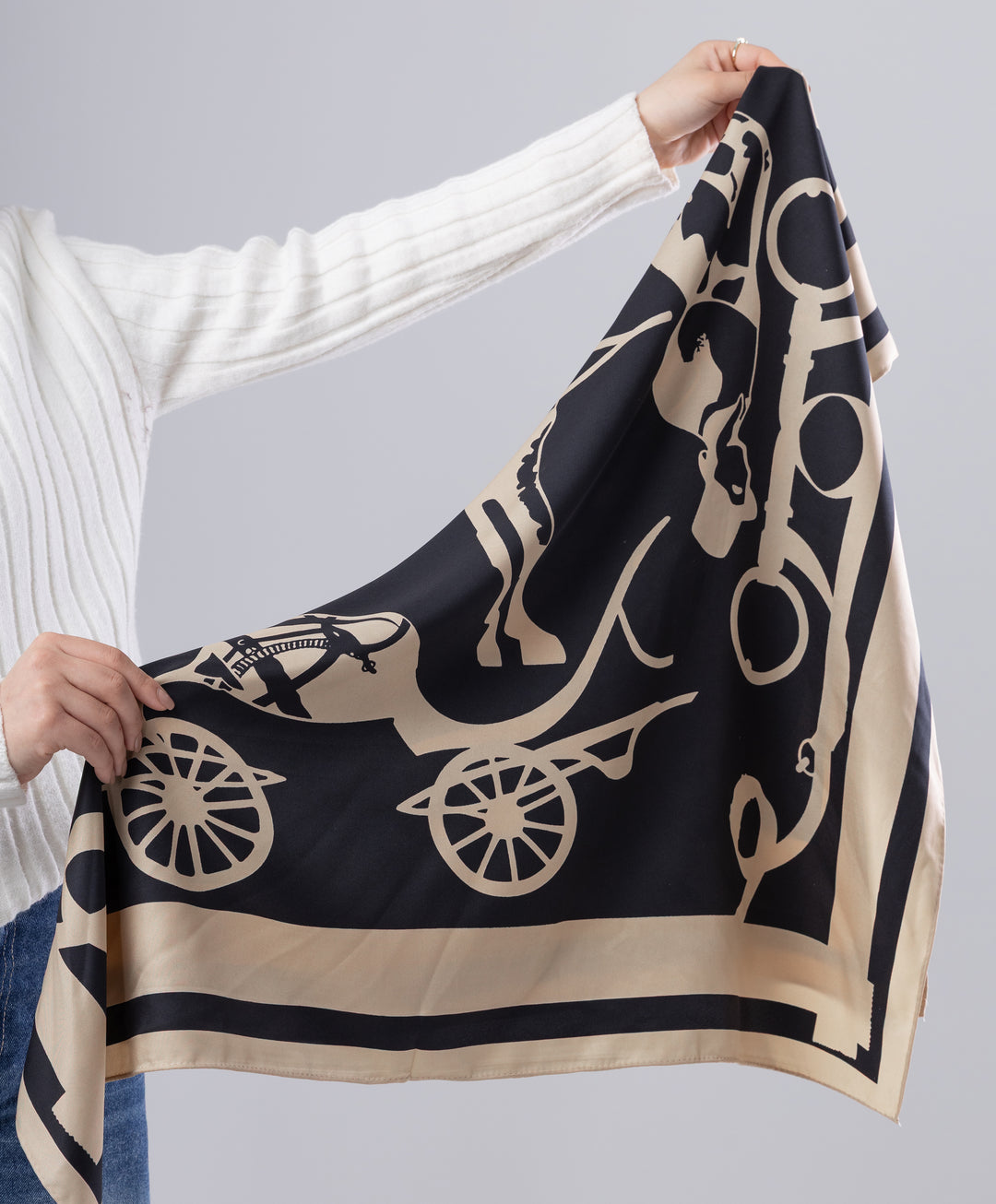 Luxury Silk Square Scarf