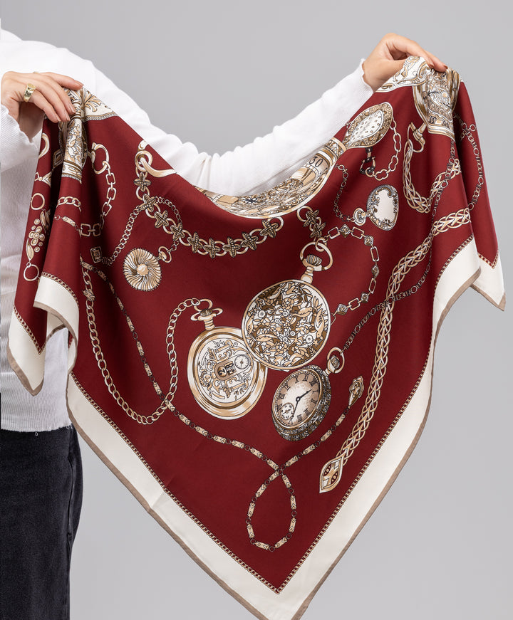 Luxury Silk Square Scarf