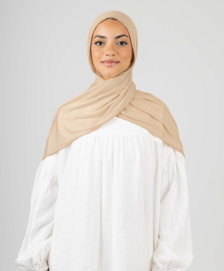 Plain Cotton Lycra Scarf