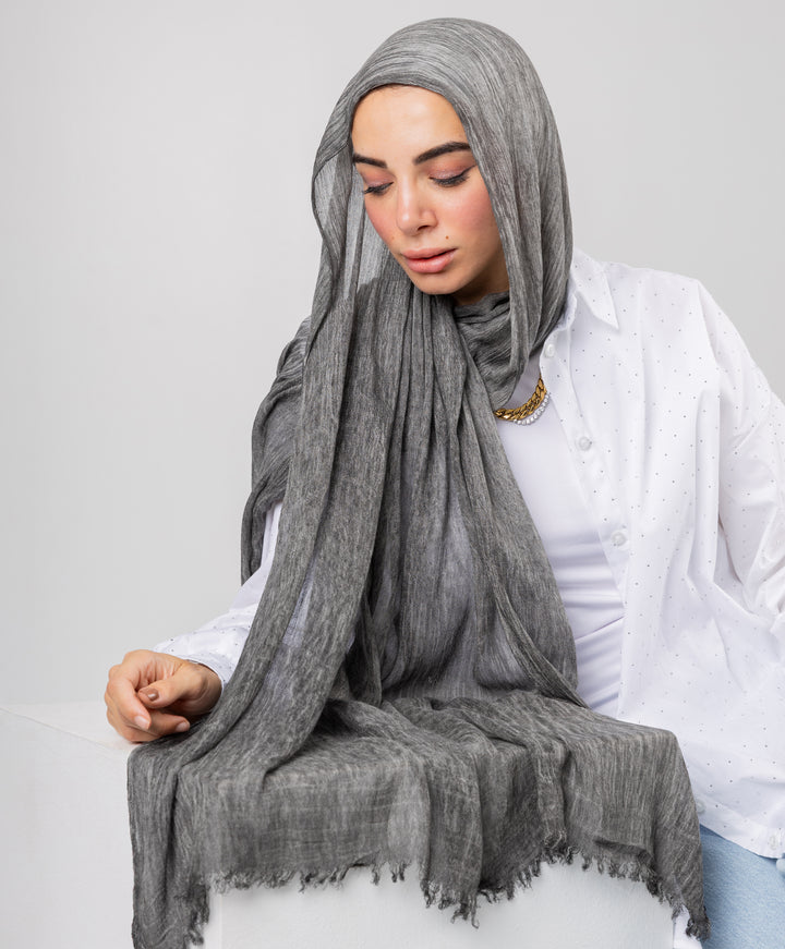 Marble Linen Scarf