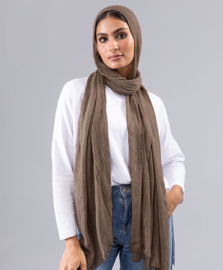 Marble Linen Scarf