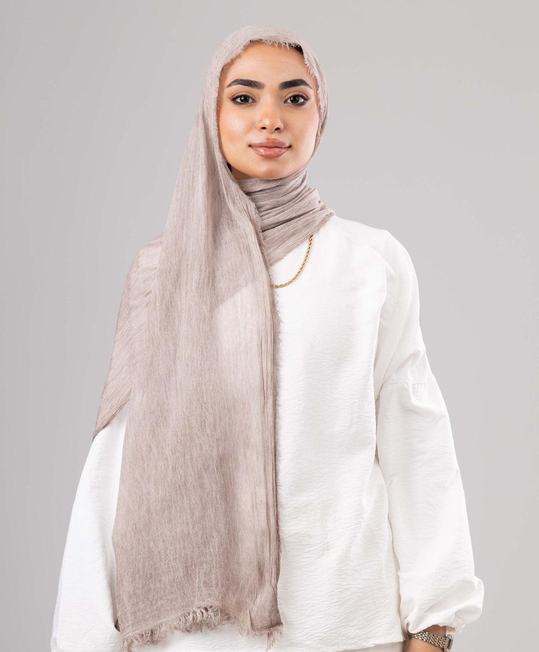Gloomy Linen Marble Scarf