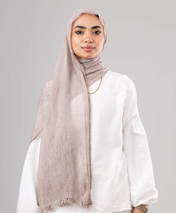 Gloomy Linen Marble Scarf