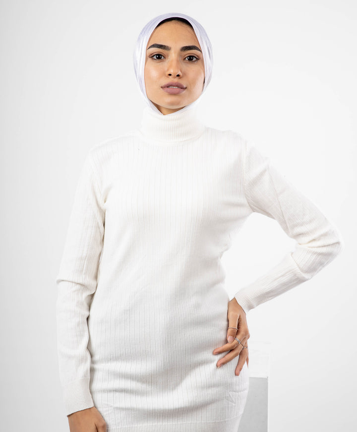 Long Ribbed Pullover