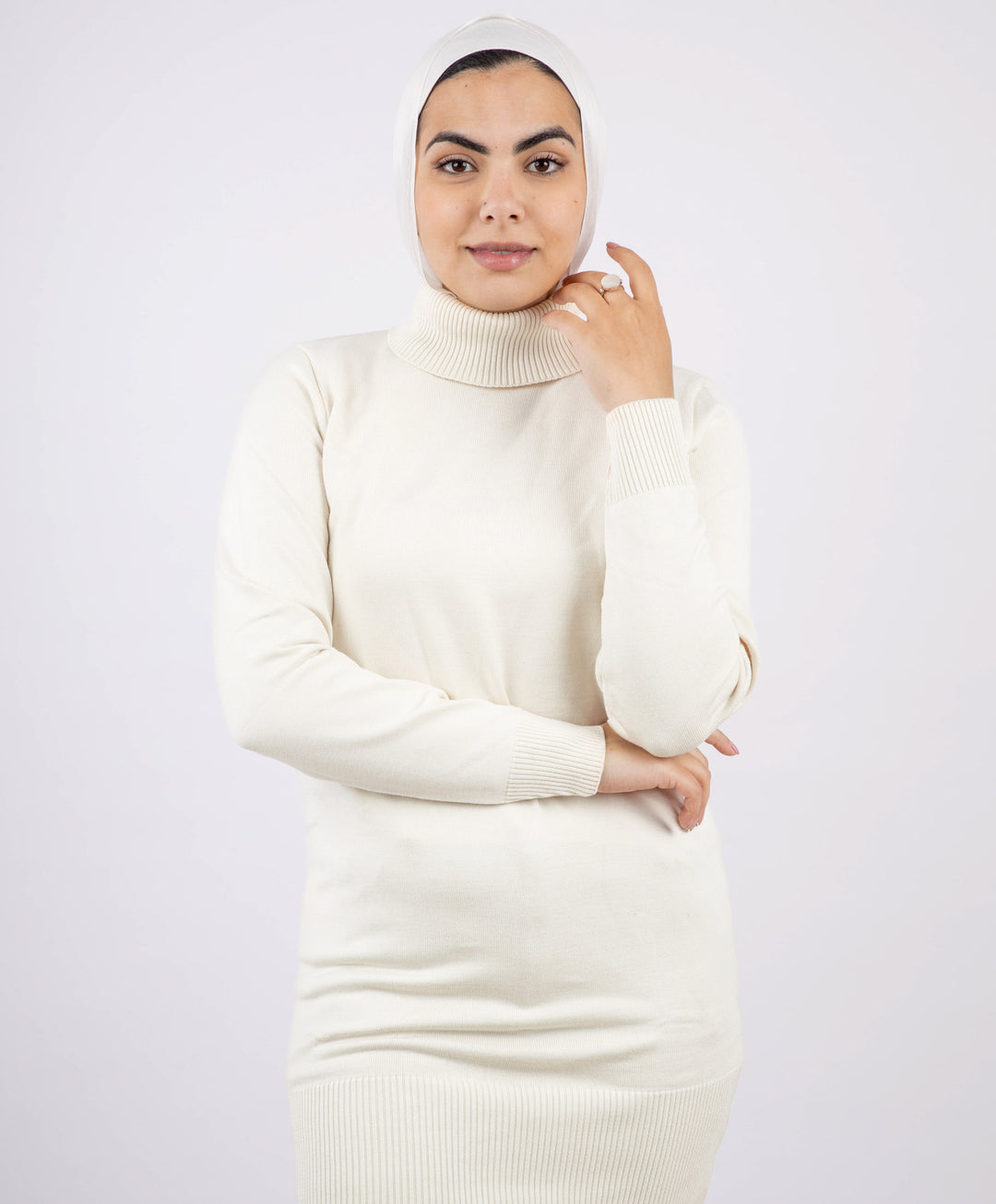 Long Modest Basic Fit Pullover