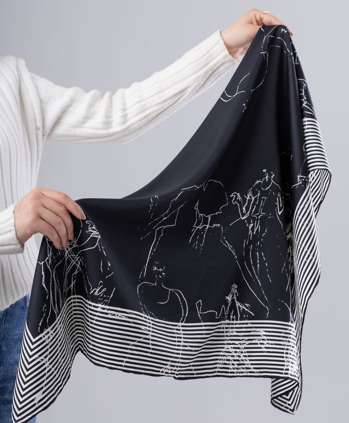 Luxury Silk Square Scarf