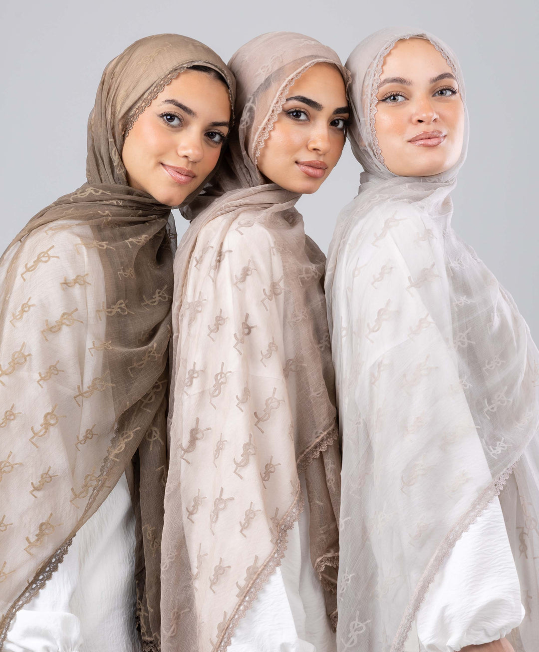 Lace Luxe Crinkle Scarf