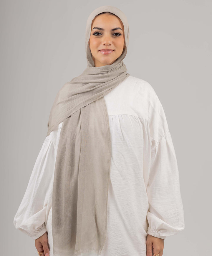 Cozy Marble Linen Scarf