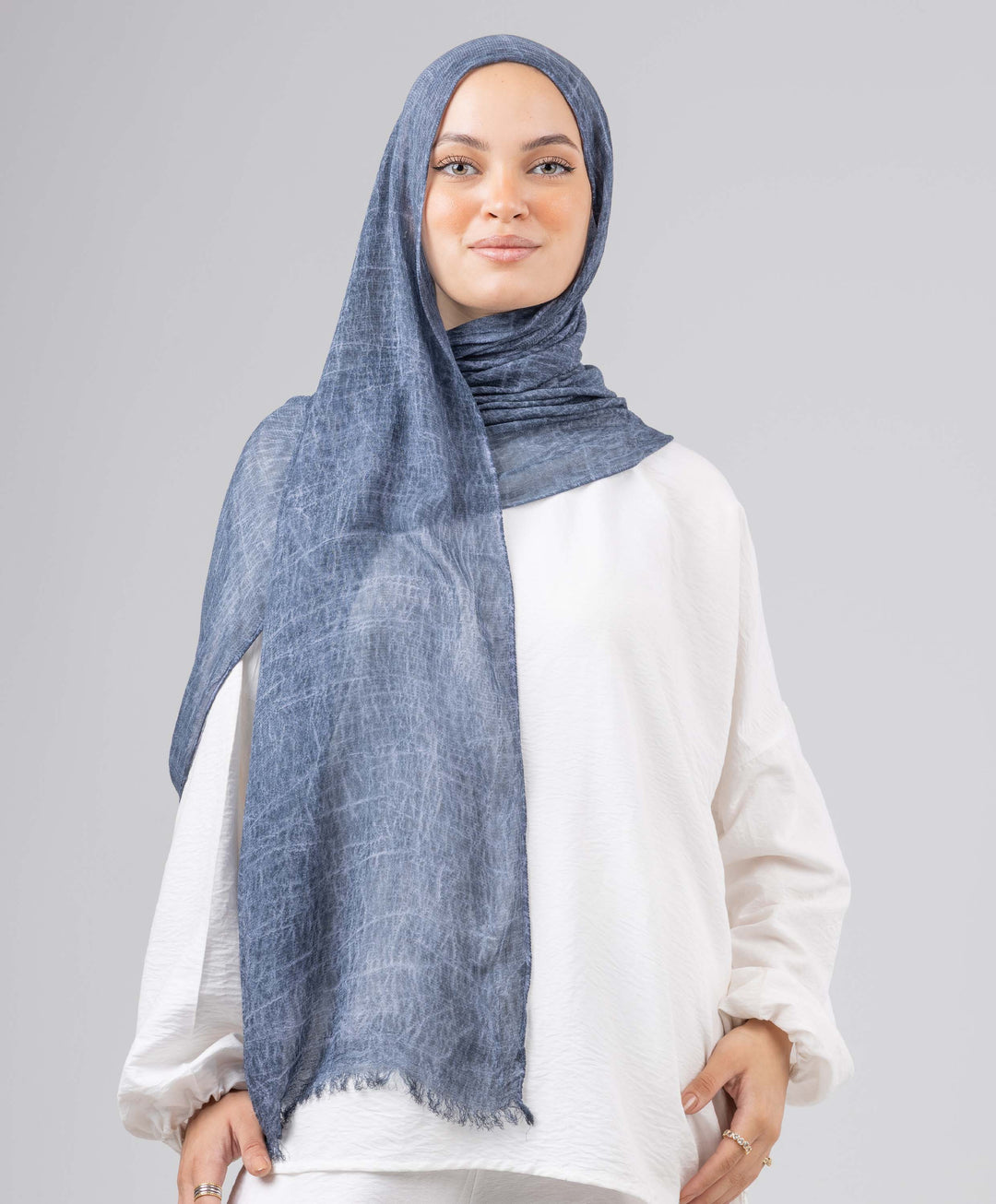 Bamboo Cotton Crushed Scarf