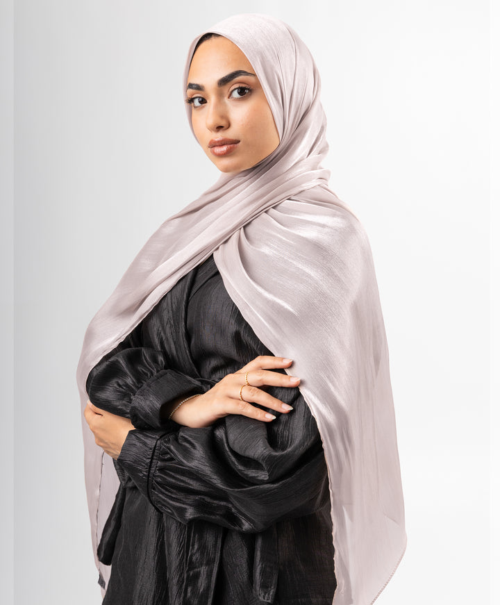 Organza Crinkle Satin Scarf