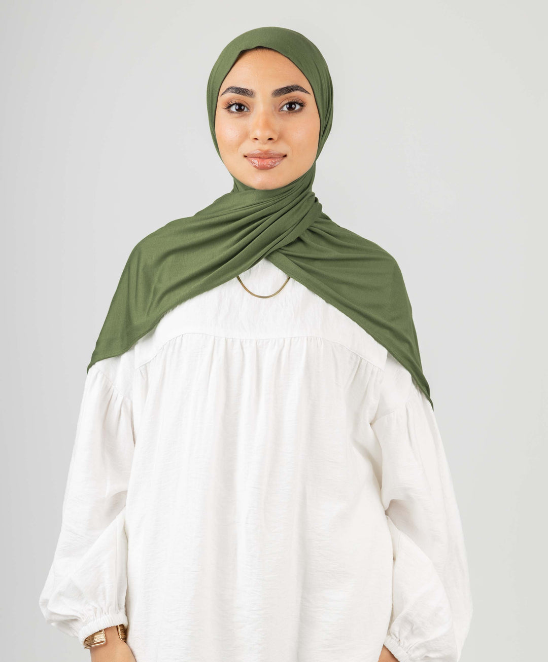 Plain Cotton Lycra Scarf