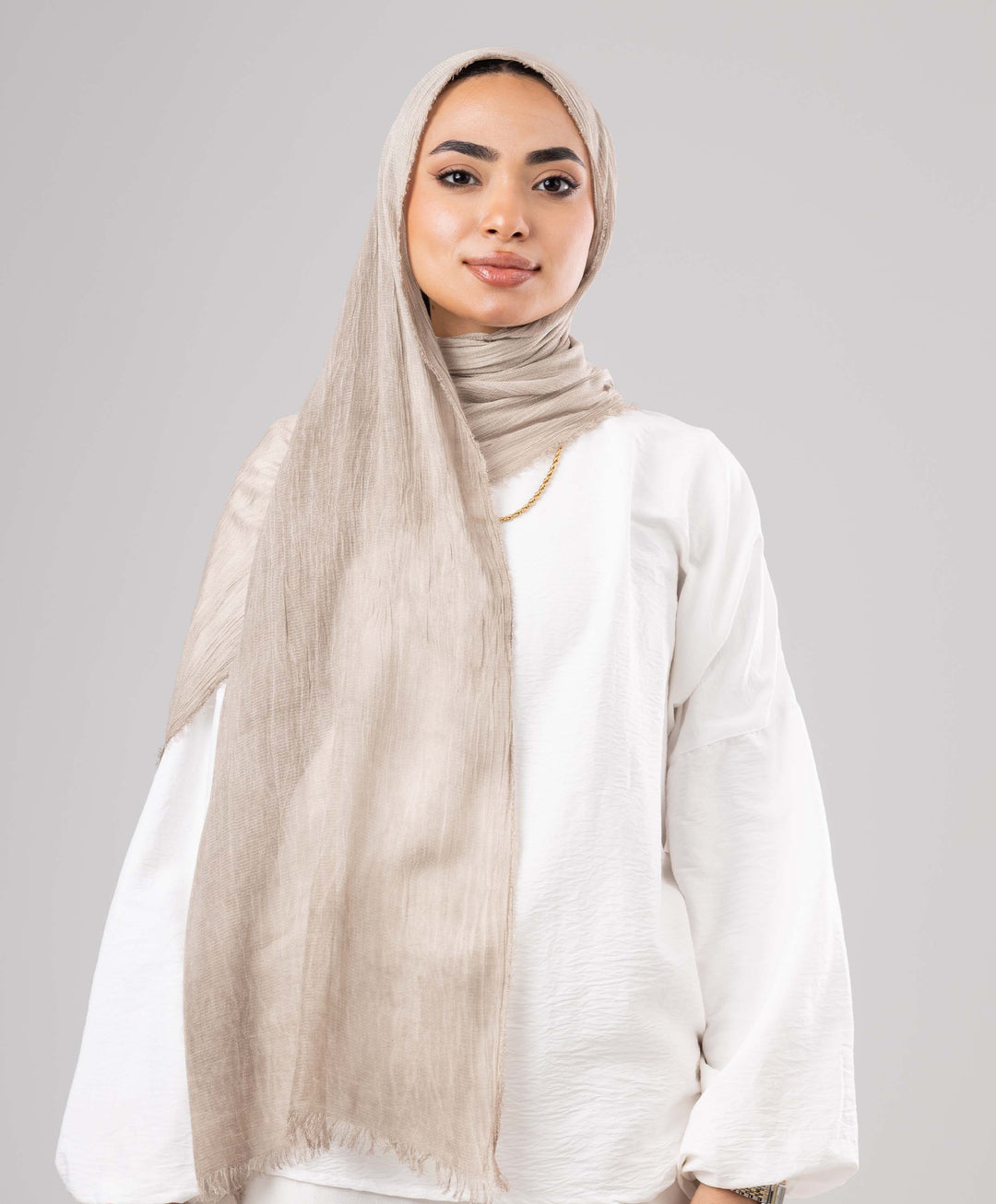 Gloomy Linen Marble Scarf