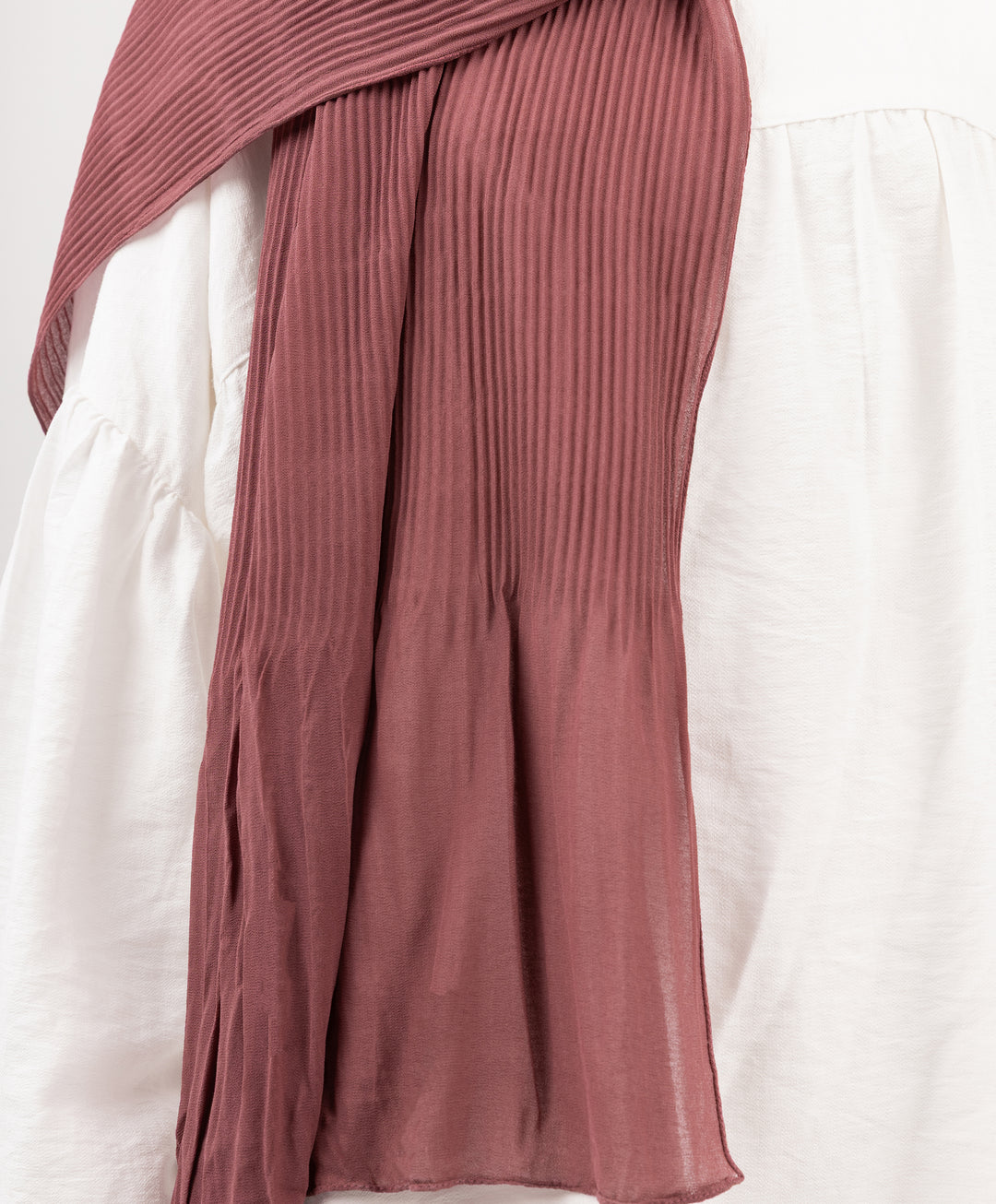 Pleated Chiffon Scarf