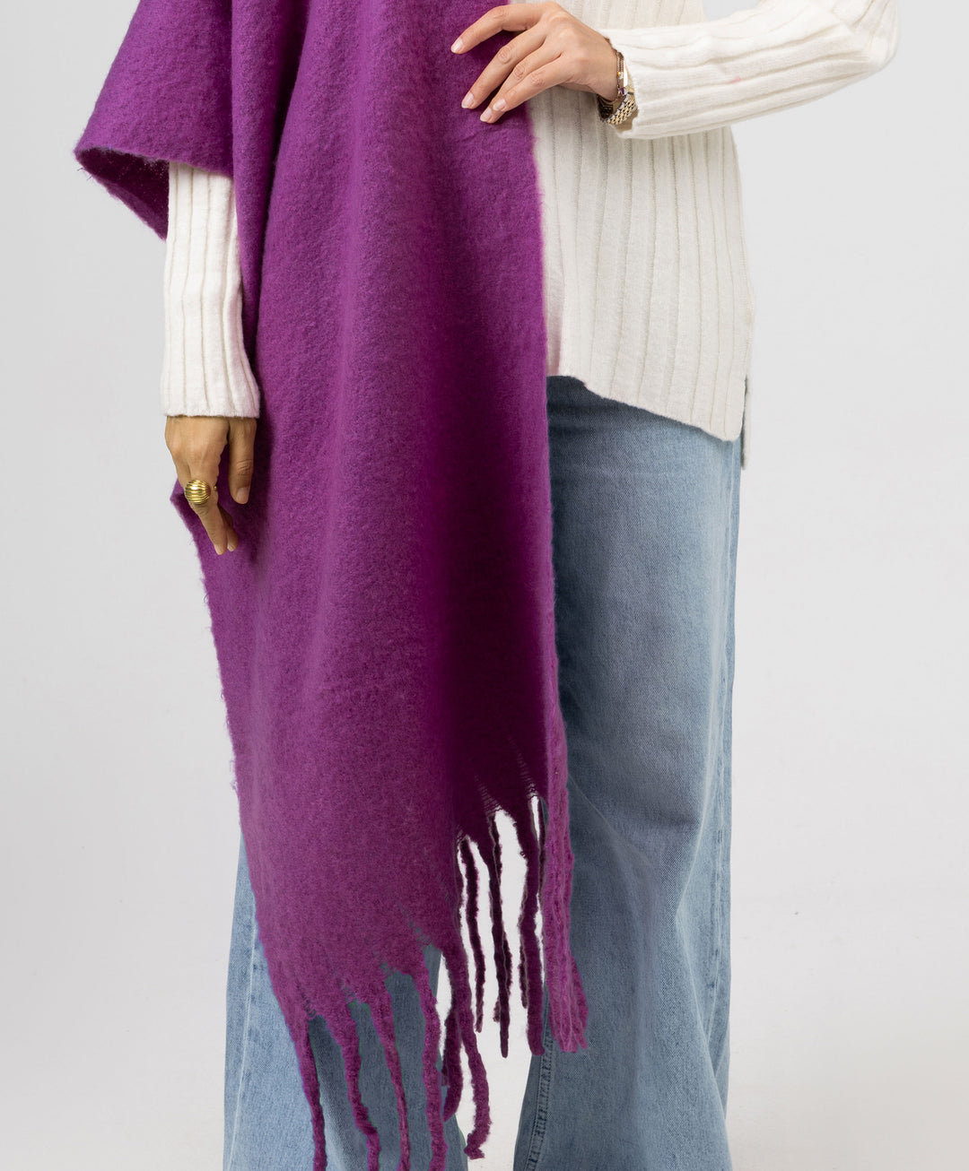 Essential Shawl-Magenta