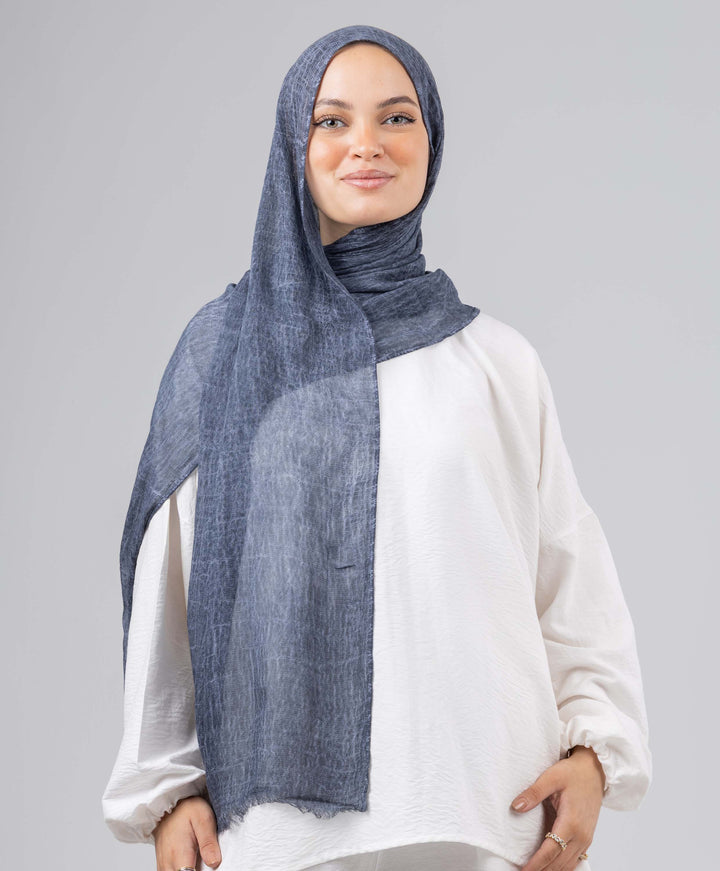 Bamboo Cotton Crushed Scarf