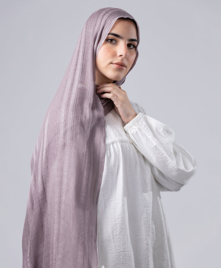 Striped Marble Linen Scarf