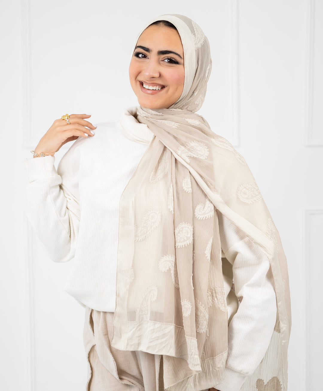 Paisley Chiffon Scarf