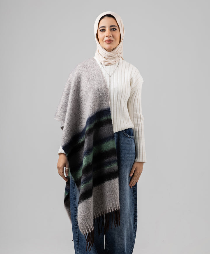 Layered Winter Shawl