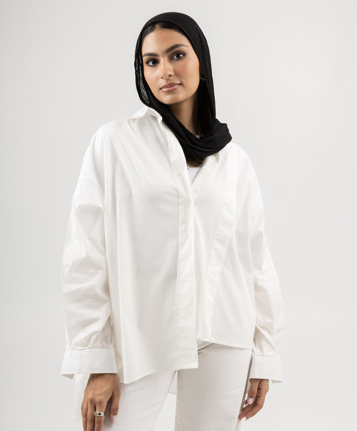 Step Poplin Shirt