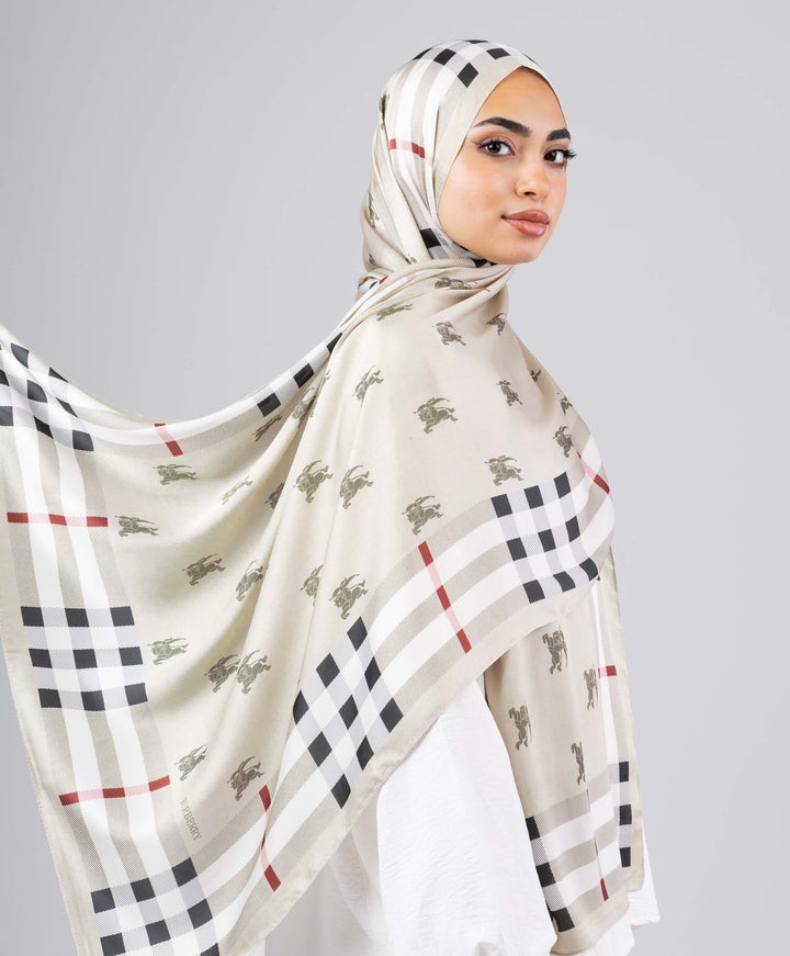 Vintage Luxury Silk Scarf