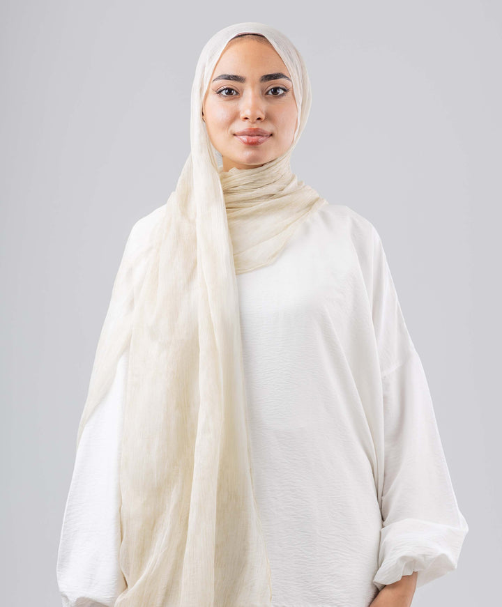 Rumpled Cotton Scarf