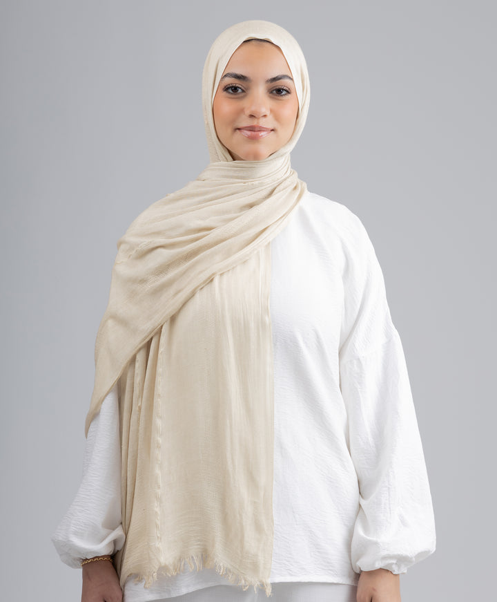 Soft Linen Marble Scarf