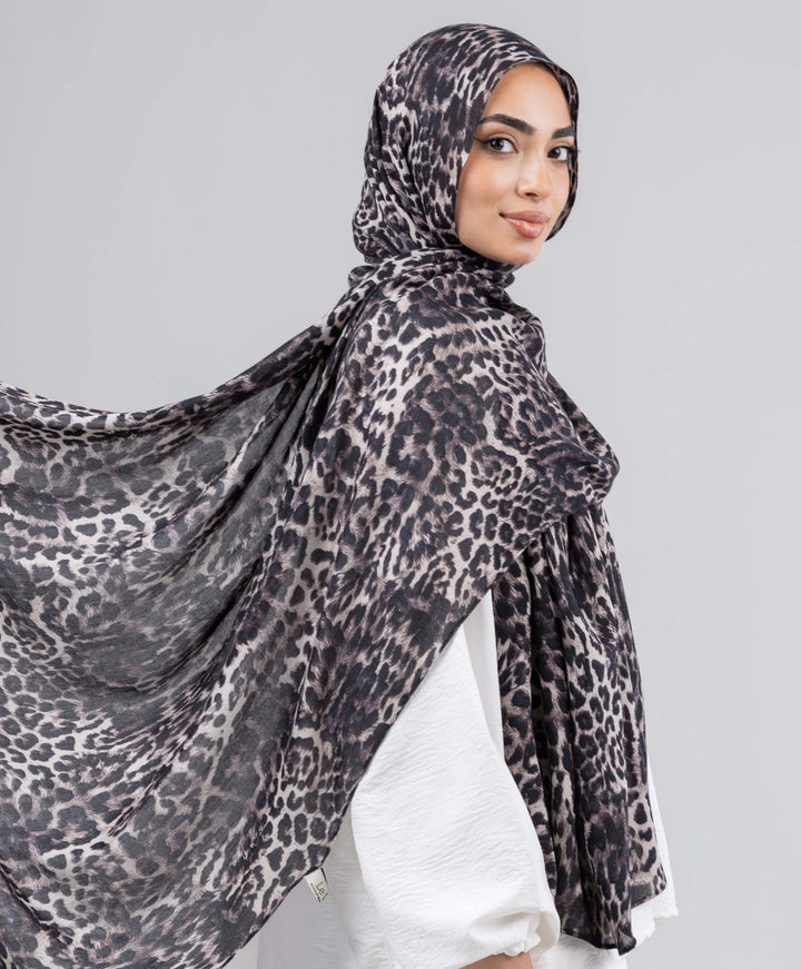 Leopard Modal Scarf