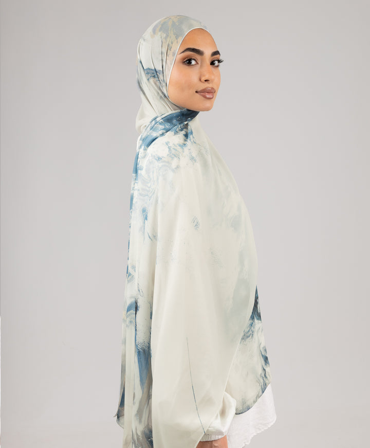 Ocean Chiffon Scarf