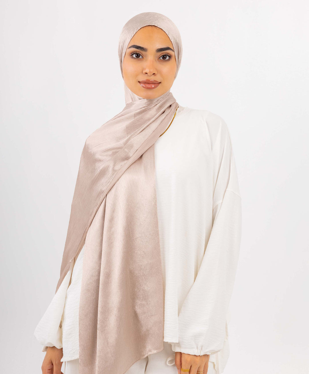 Crushed Satin Scarf