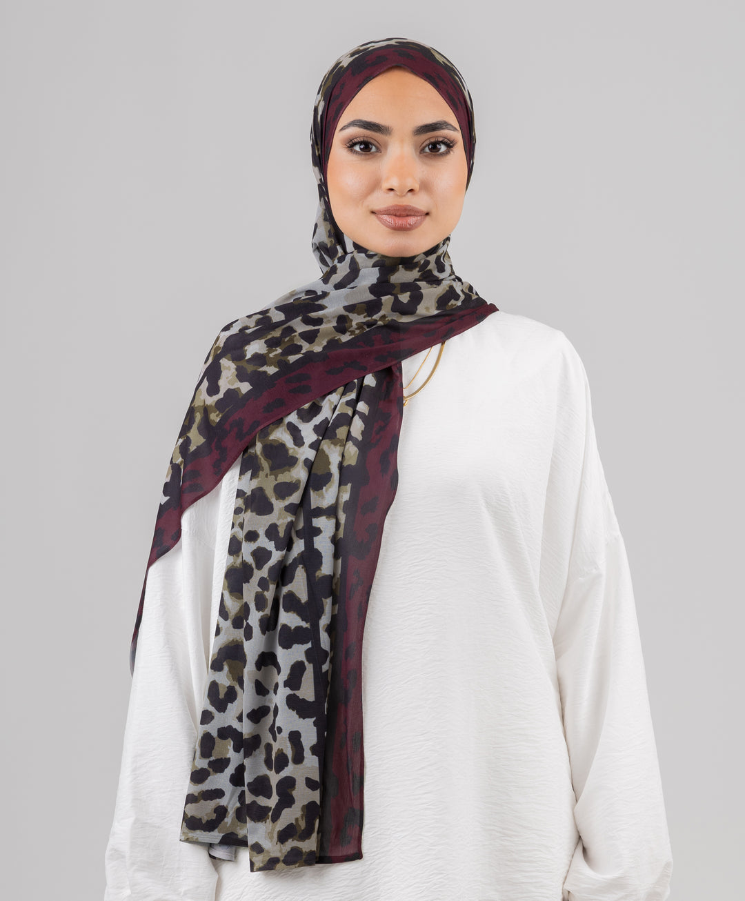 Striped Leopard Kuwaiti Scarf