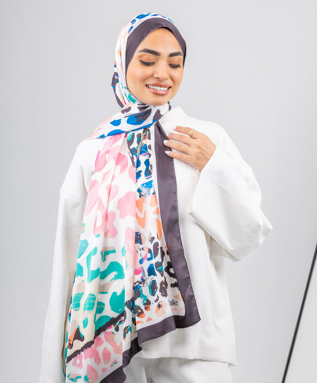 Painted Paradise Silk Scarf