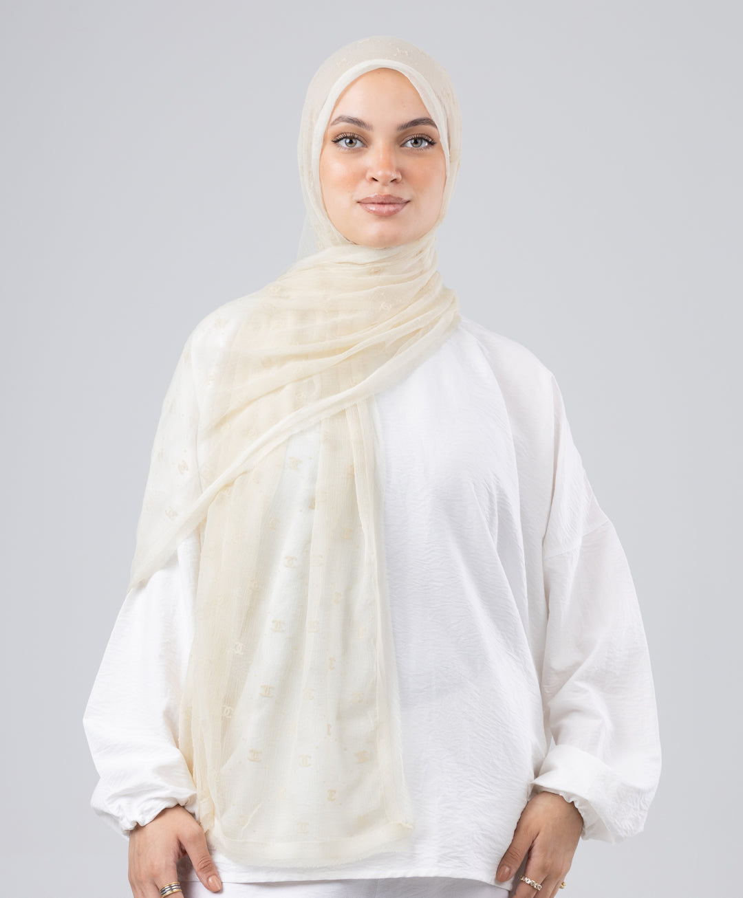 Lace Luxury Crinkle Scarf