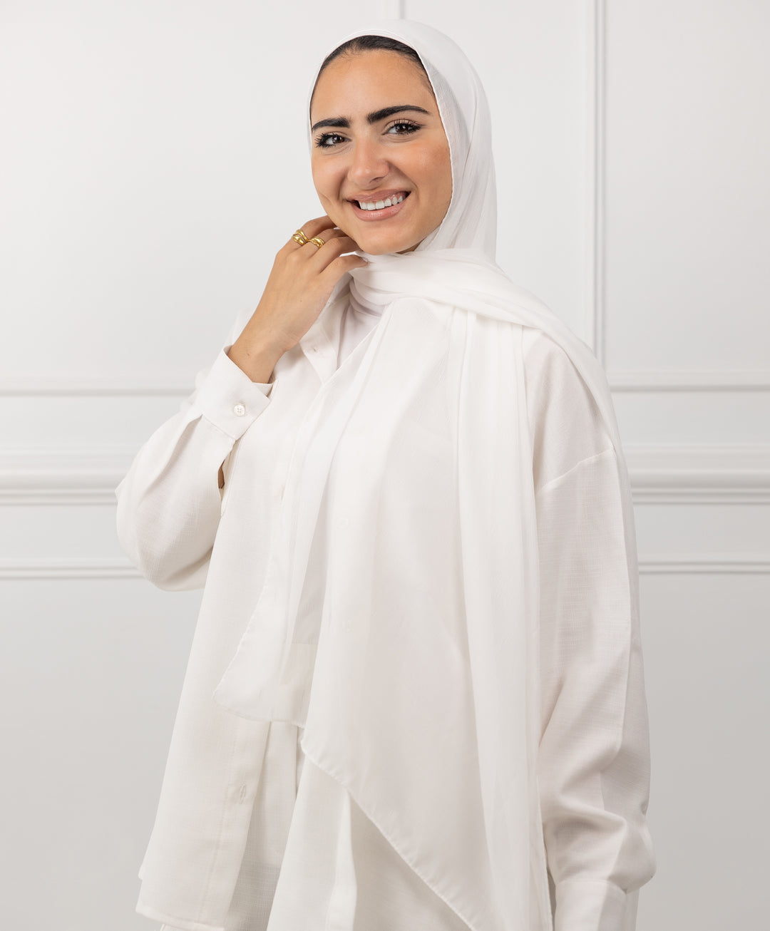 Elegance Crinkle Chiffon Scarf