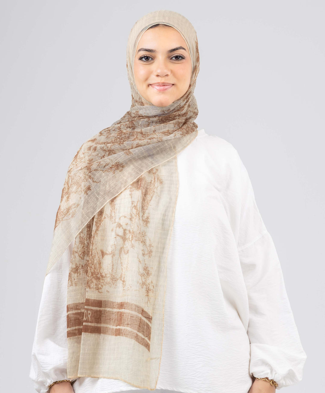 Classic Luxury Crushed Scarf