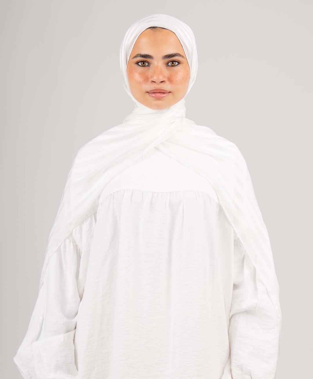 Majestic Satin Chiffon Scarf