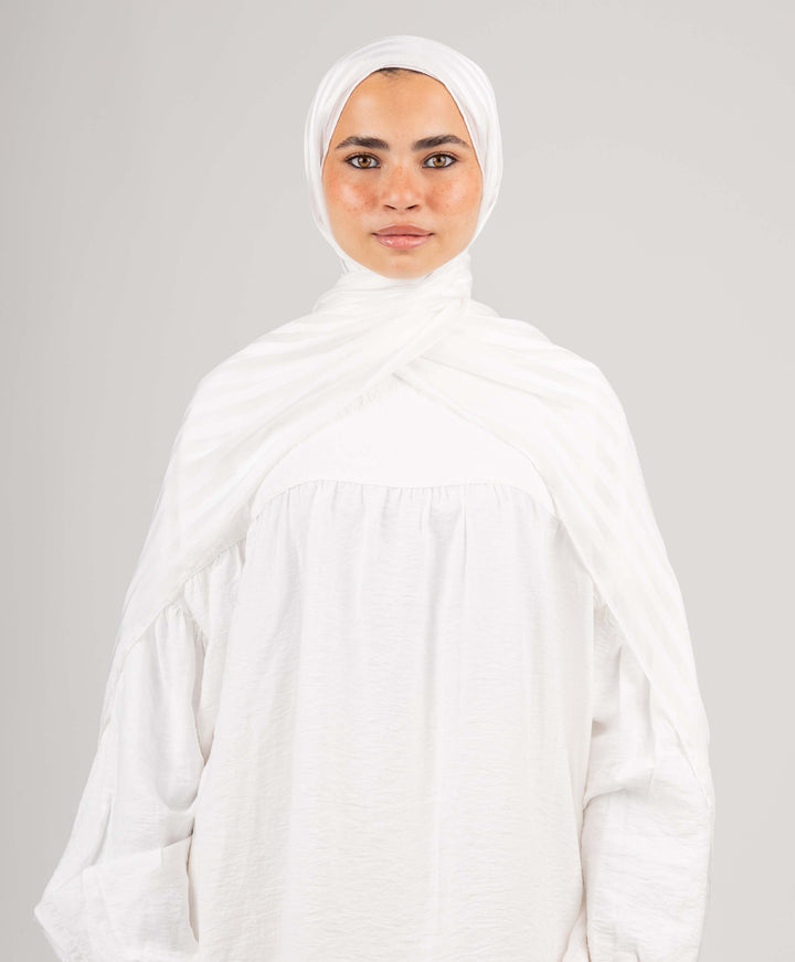 Majestic Satin Chiffon Scarf