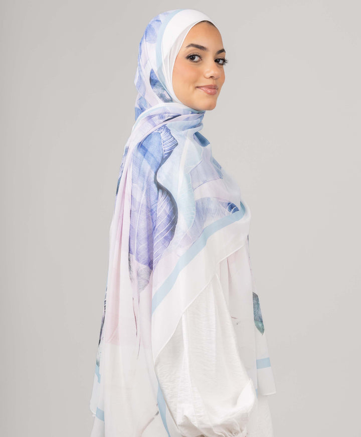 Luna Mist Chiffon Scarf
