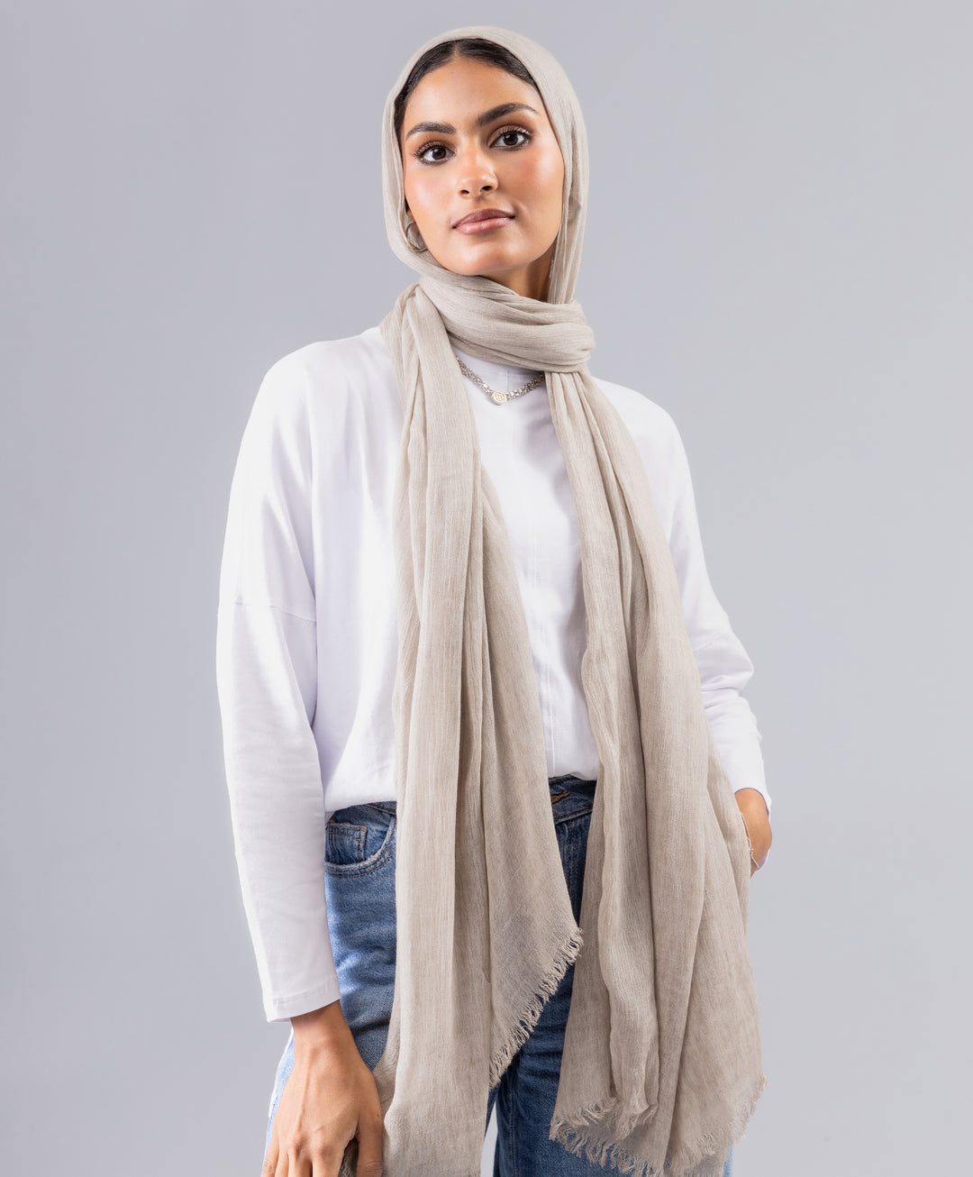 Marble Linen Scarf