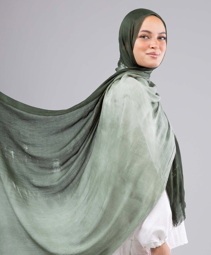 Soft Tie Dye Cotton Scarf