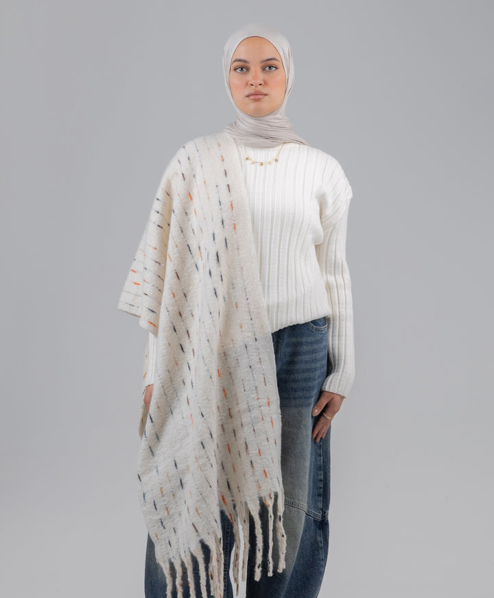 Flecks Winter Shawl