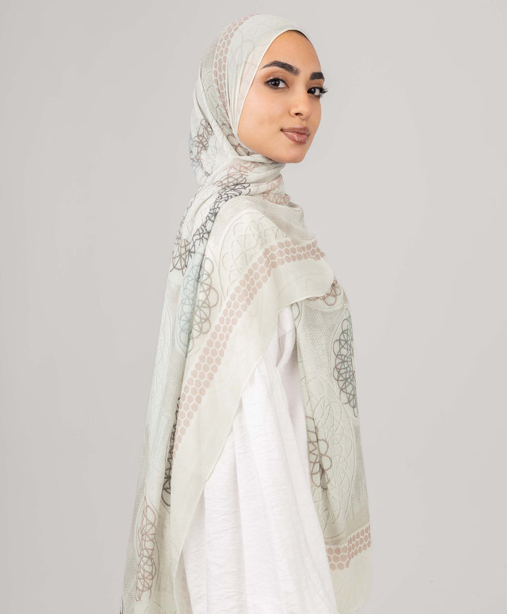 Tessellate Chiffon Scarf