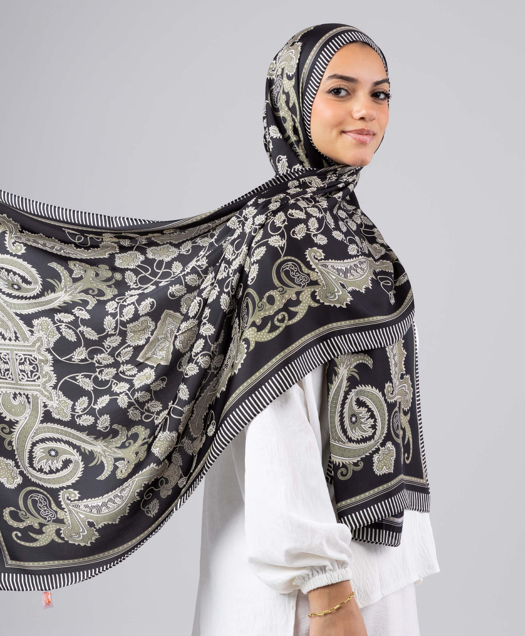 Boho Luxury Silk Scarf
