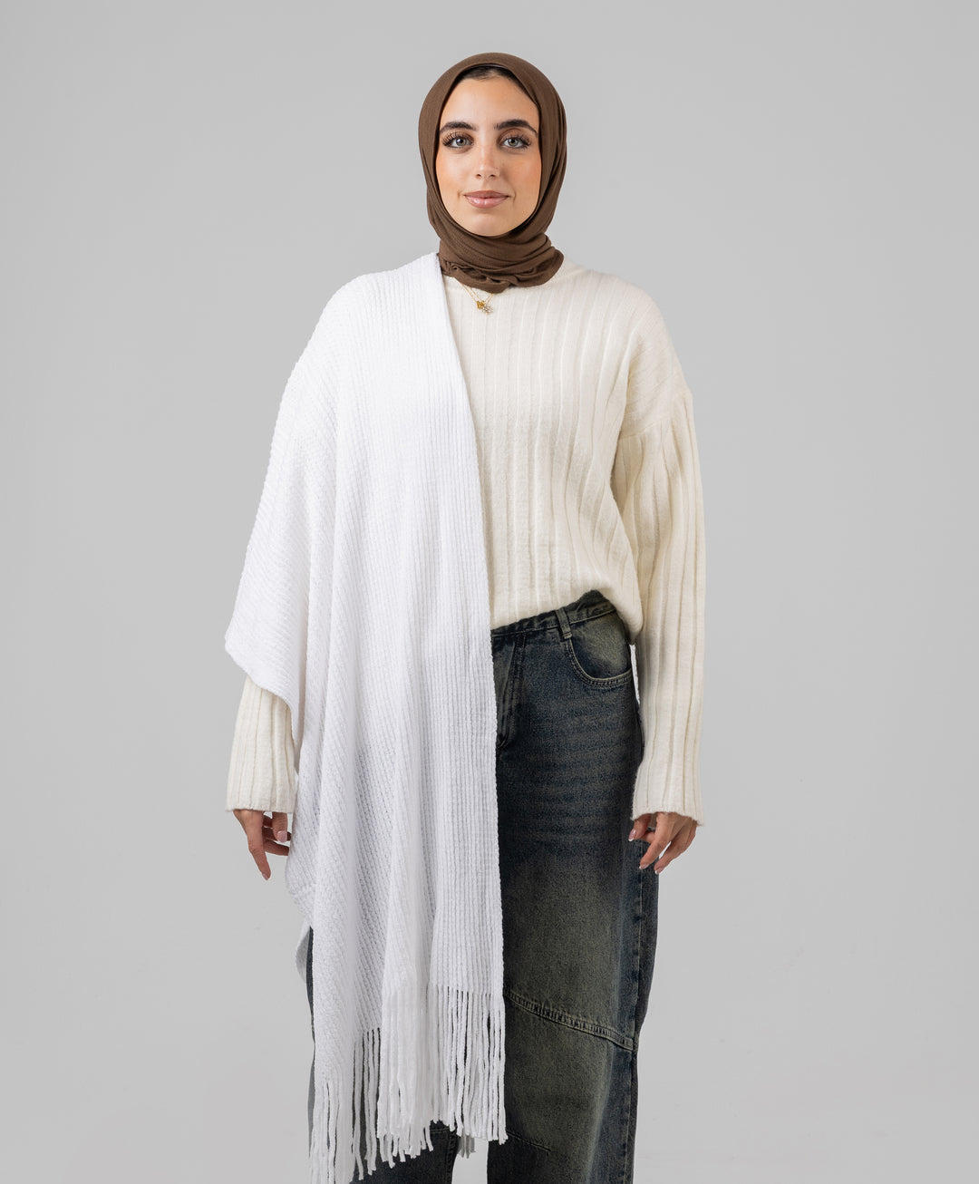 Knitted Winter Shawl