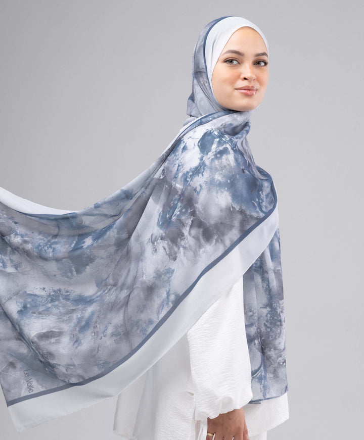 Storm Wave Chiffon Scarf