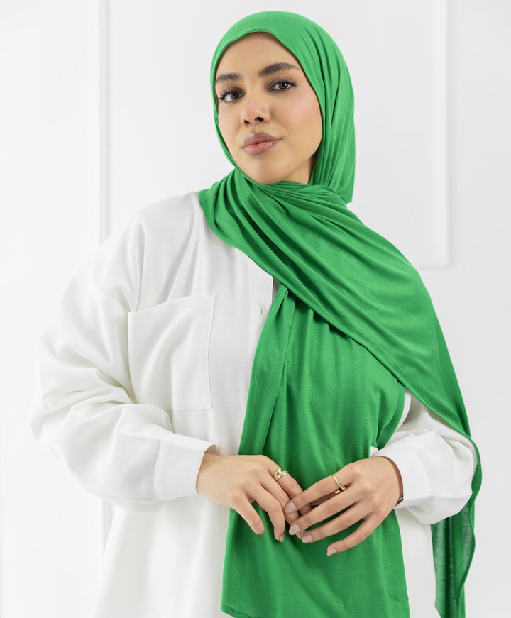 Plain Cotton Lycra Scarf