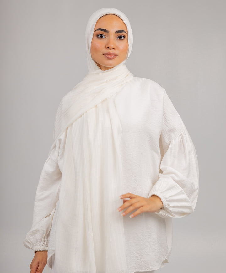 Stripe Linen Scarf