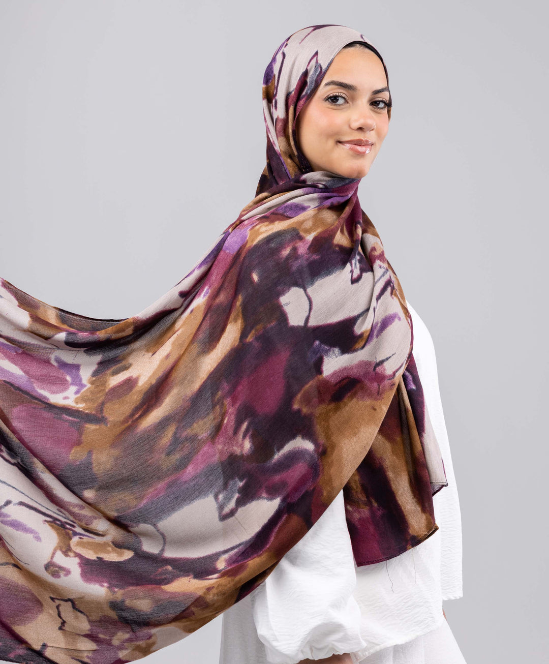 Plum Modal Scarf